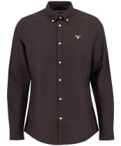 Men's Barbour Oxtown Tailored Shirt - Dark Oak