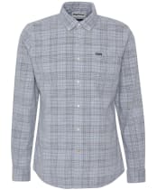 Men's Barbour Southfield Tailored Shirt - Light Grey Marl