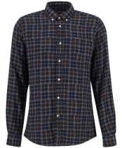 Men's Barbour Sault Tailored Tartan Shirt - Midnight Oak Tartan