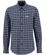 Men's Barbour International Hawks Check Oxford Shirt - Navy