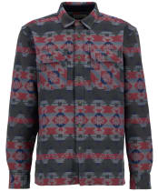 Men's Barbour Greatend Relaxed Jacquard Shirt - Olive