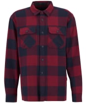 Men's Barbour Bertow Relaxed Gingham Shirt - Navy