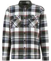 Men's Barbour Grasmoor Relaxed Checked Shirt - Olive