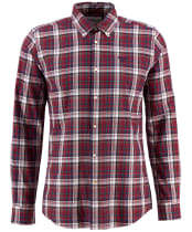 Men's Barbour Mosswood Tailored Checked Shirt - Red