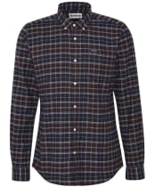 Men's Barbour Haddington Tailored Tartan Shirt - Midnight Oak Tartan