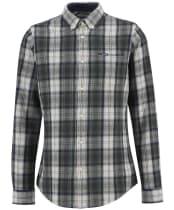 Men's Barbour Sillwith Tailored Checked Shirt - Navy