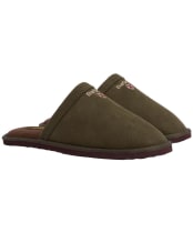 Men's Barbour Everitt Mule Slippers - Olive