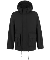 Men's Barbour Re-Engineered Hooded Wading Spey Showerproof Jacket - Black