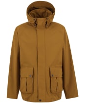 Men's Barbour Re-Engineered Hooded Wading Spey Showerproof Jacket - Bronze Brown