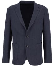 Men's Barbour Sutherland Herringbone Blazer - Navy