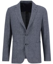 Men's Barbour Kensington Check Blazer - Navy