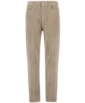 Men's Barbour Stretch Cord Regular Fit Trouser - Washed Stone