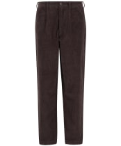 Men's Barbour Stretch Cord Relaxed Fit Trouser - Dark Oak