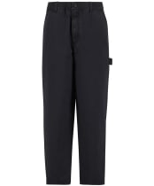 Men's Barbour Harton Relaxed Slub Trouser - Dark Navy