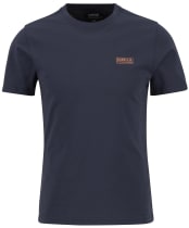 Men's Barbour International Small Logo Tee - Dark Navy