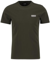 Men's Barbour International Small Logo Tee - Sage / White