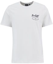 Men's Barbour Script Graphic T-Shirt - Whisper White