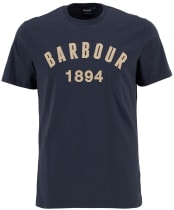 Men's Barbour Hollins Applique T-Shirt - Navy