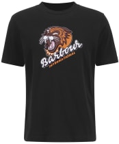 Men's Barbour International Irwin Graphic T-Shirt - Black