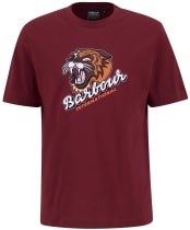 Men's Barbour International Irwin Graphic T-Shirt - Wine