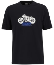 Men's Barbour International Cruise Graphic T-Shirt - Black