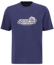 Men's Barbour International Pillion Graphic T-Shirt - Royal Blue