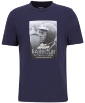 Men's Barbour International Port T-Shirt - Royal Blue