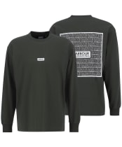 Men's Barbour International Lever Long Sleeve T-Shirt - Sage