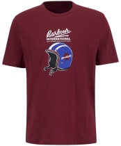 Men's Barbour International Vecton T-Shirt - Wine