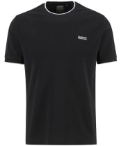 Men's Barbour International Seb Textured T-Shirt - Black