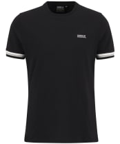 Men's Barbour International Bruce Tipped Cuff T-Shirt - Black