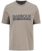 Men's Barbour International Bertie Logo T-Shirt - Brindle