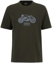 Men's Barbour International Morris Motorbike Graphic T-Shirt - Sage