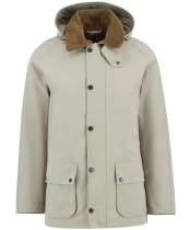 Men's Barbour Winter Ashby Waterproof Jacket - Washed Stone