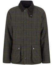 Men's Barbour Bedale Check Wool Jacket - New Brown