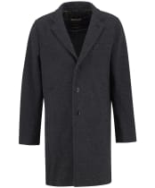 Men's Barbour Kirkbridge Wool Coat - Dark Grey Marl / Classic