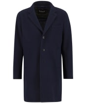 Men's Barbour Kirkbridge Wool Coat - Navy / Classic
