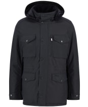 Men's Barbour Winter Sapper Waxed Jacket - Navy / Midnight Oak