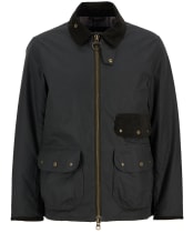 Men's Barbour Jig Waxed Jacket - Sage