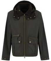 Men's Barbour Re-Engineered Bardon Spey Waxed Jacket - Olive