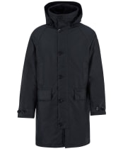 Men's Barbour Beaudale Wax Trench Coat - Navy