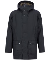 Men's Barbour Bedale Wax Parka - Navy