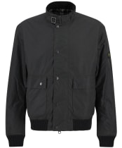 Men's Barbour International Traction Waxed Jacket - Sage