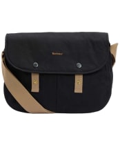 Barbour Transport Riever Crossbody Bag - Black / Modern Tartan