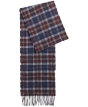 Barbour Tartan Lambswool Scarf - Midnight Oak Tartan