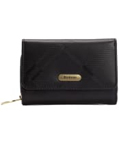 Rosa Purse - Black Deboss Tartan