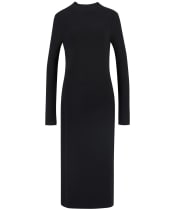 Leia Midi Dress - Black