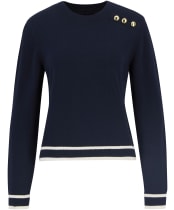 Women's Barbour Avery Knitted Jumper - Navy