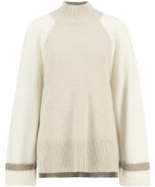 Women's Barbour Wren Knitted Jumper - Oat Multi