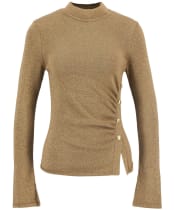 Women's Barbour International Monique Knitted Jumper - Antique Bronze